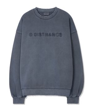 터프 그레인 피그먼트 스웨트셔츠 [네이비]