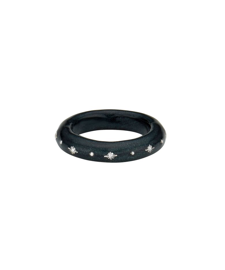 dazzling sky ring-black