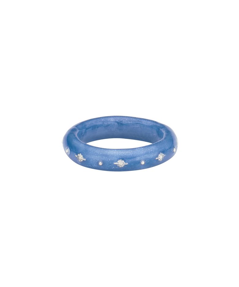 dazzling sky ring-blue
