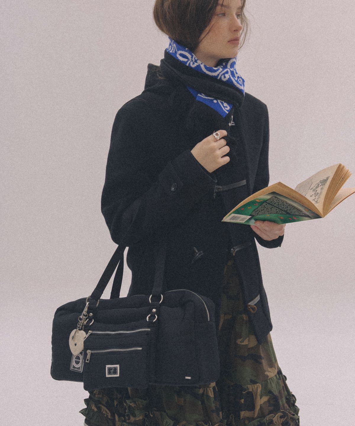엔프프(NFF) clip pouch bag-black