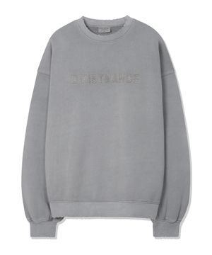 터프 그레인 피그먼트 스웨트셔츠 [라이트그레이]