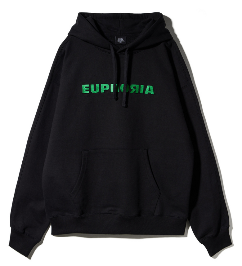 [PRIMATE X FEELENUFF] EUPHORIA HOODIE BLACK