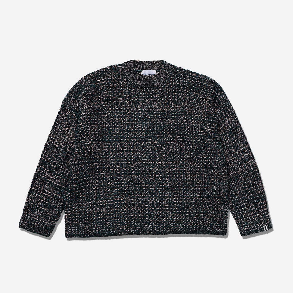 플라즈(PLADS7) KNIT PRINTED CINILLE CREWNECK SWEATER_M238CSW601M