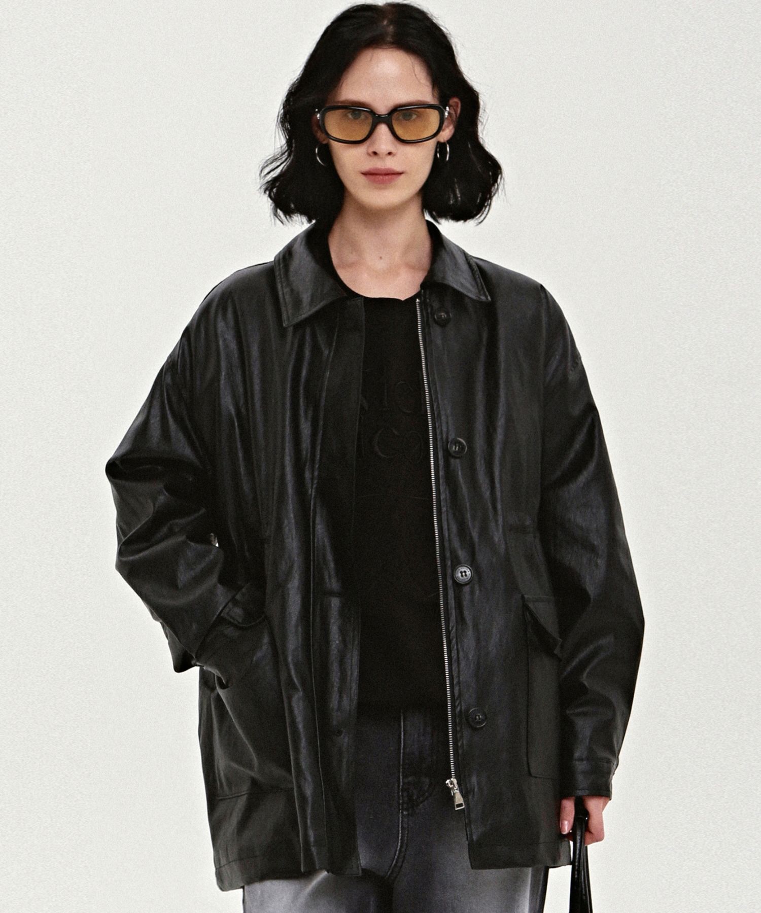 【NICK&NICOLE】CLASSIC STRING MIDI LEATHER PADDING MUSINSA | NICK&NICOLE CLASSIC STRING MIDI LEATHER PADDING_BLACK