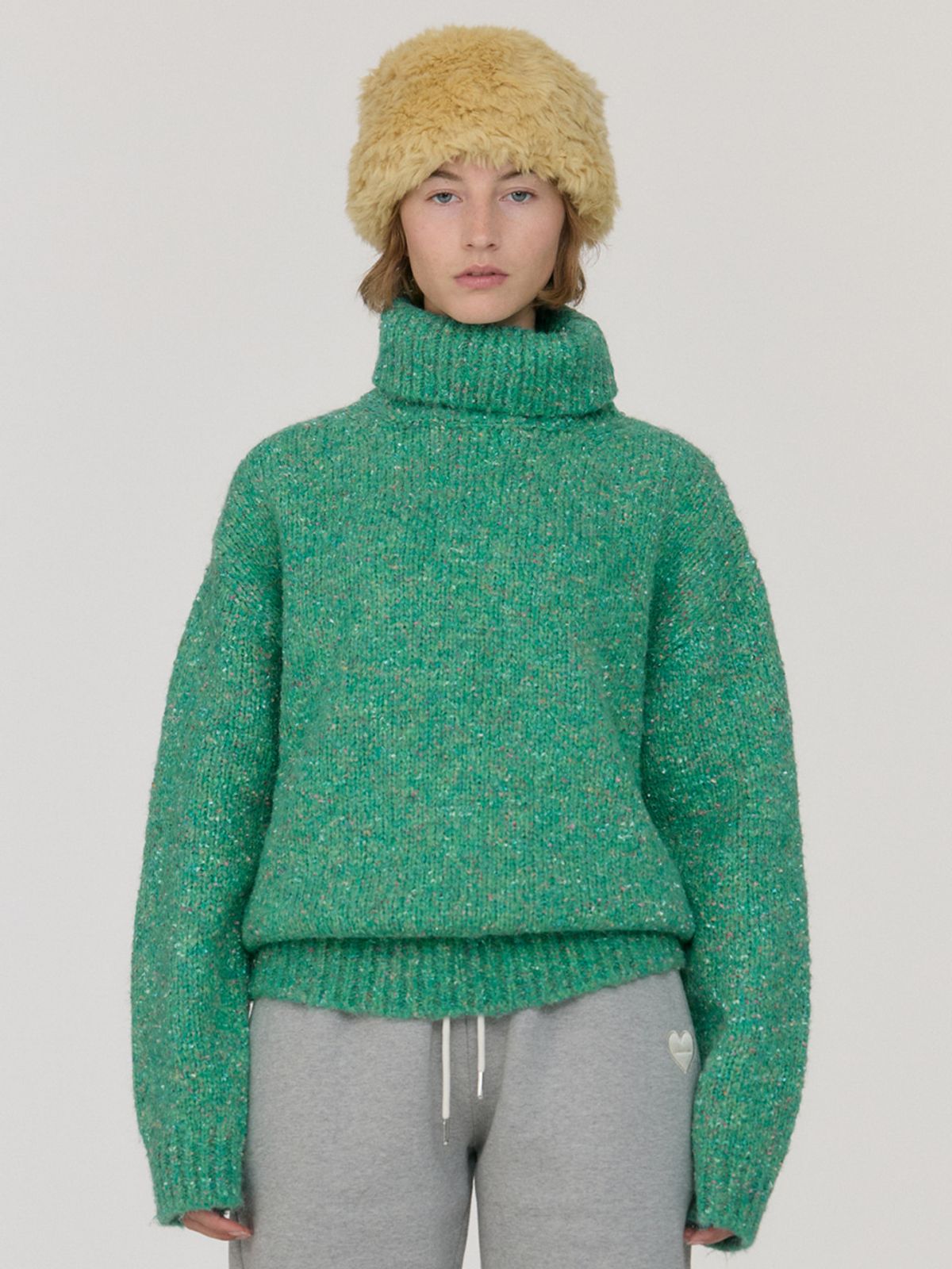 시엔느(SIENNE) Oslo Turtleneck Knit (Green)