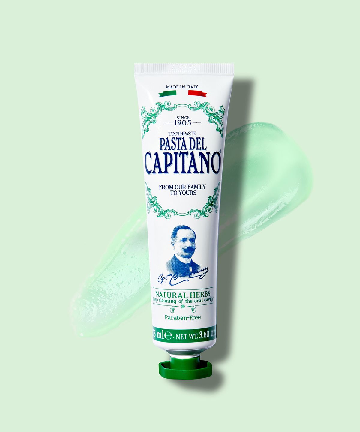 파스타델 카피타노 1905(PASTA DEL CAPITANO 1905) 내추럴 허브 치약 75ml
