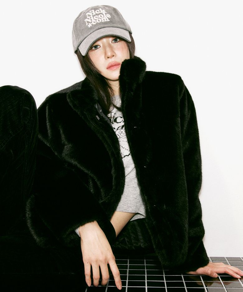 [서예지 PICK] HIGH NECK SOFT FUR JACKET_2 COLOR