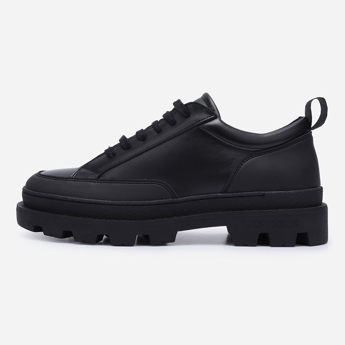플라즈(PLADS7) [LES DEUX] TANNER LEATHER DERBY SHOES_M239CSE502M