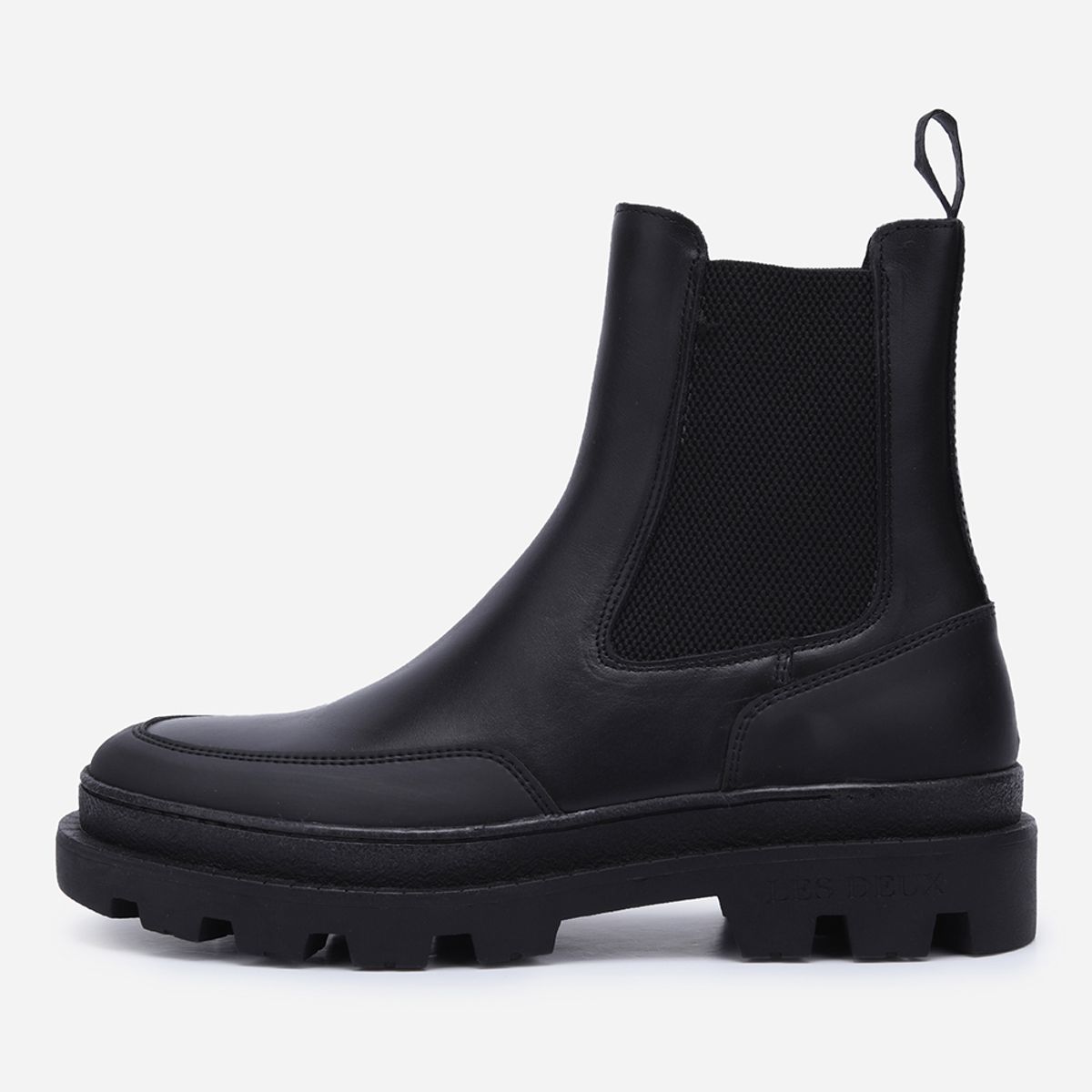 플라즈(PLADS7) [LES DEUX] TANNER LEATHER CHELSEA BOOTS_M239CSE501M