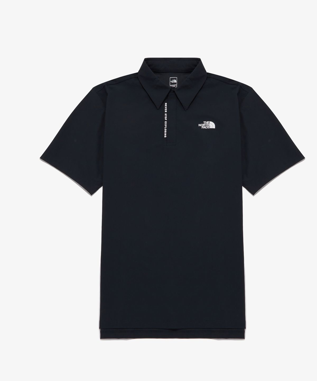노스페이스(THE NORTH FACE) NT7PR02B 아이스 그린 반팔 폴로 DARK_NAVY