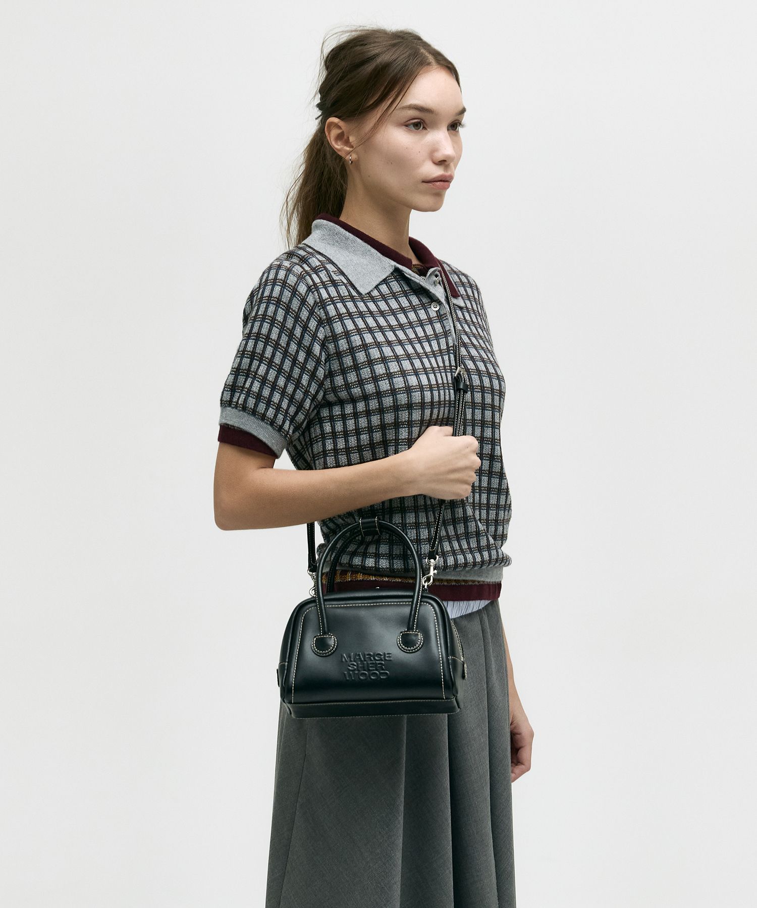 MUSINSA | MARGESHERWOOD SOFT TOTE MINI_black plain
