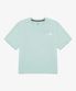 NT7UR42B 여성 TNF 한글 반팔 라운드티_MINT