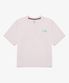 NT7UR42D 여성 TNF 한글 반팔 라운드티_LIGHT PINK