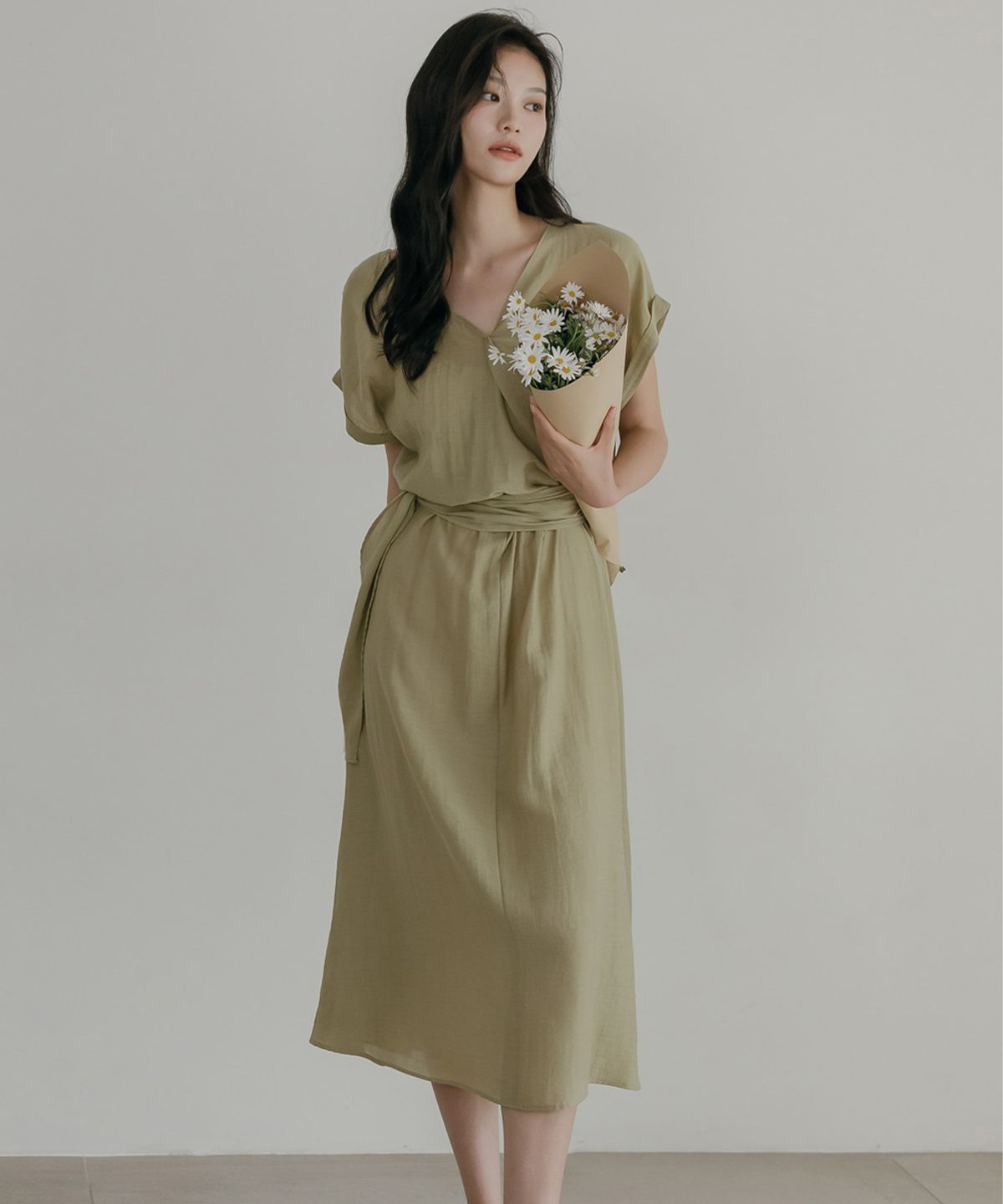 메이버유(MAYVERU) Garden Linen Ops _ Olive