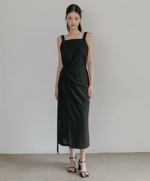 Scully Linen Sleeveless Ops _ Black