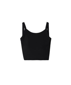 Rosso Twisted Bra Top _ Black