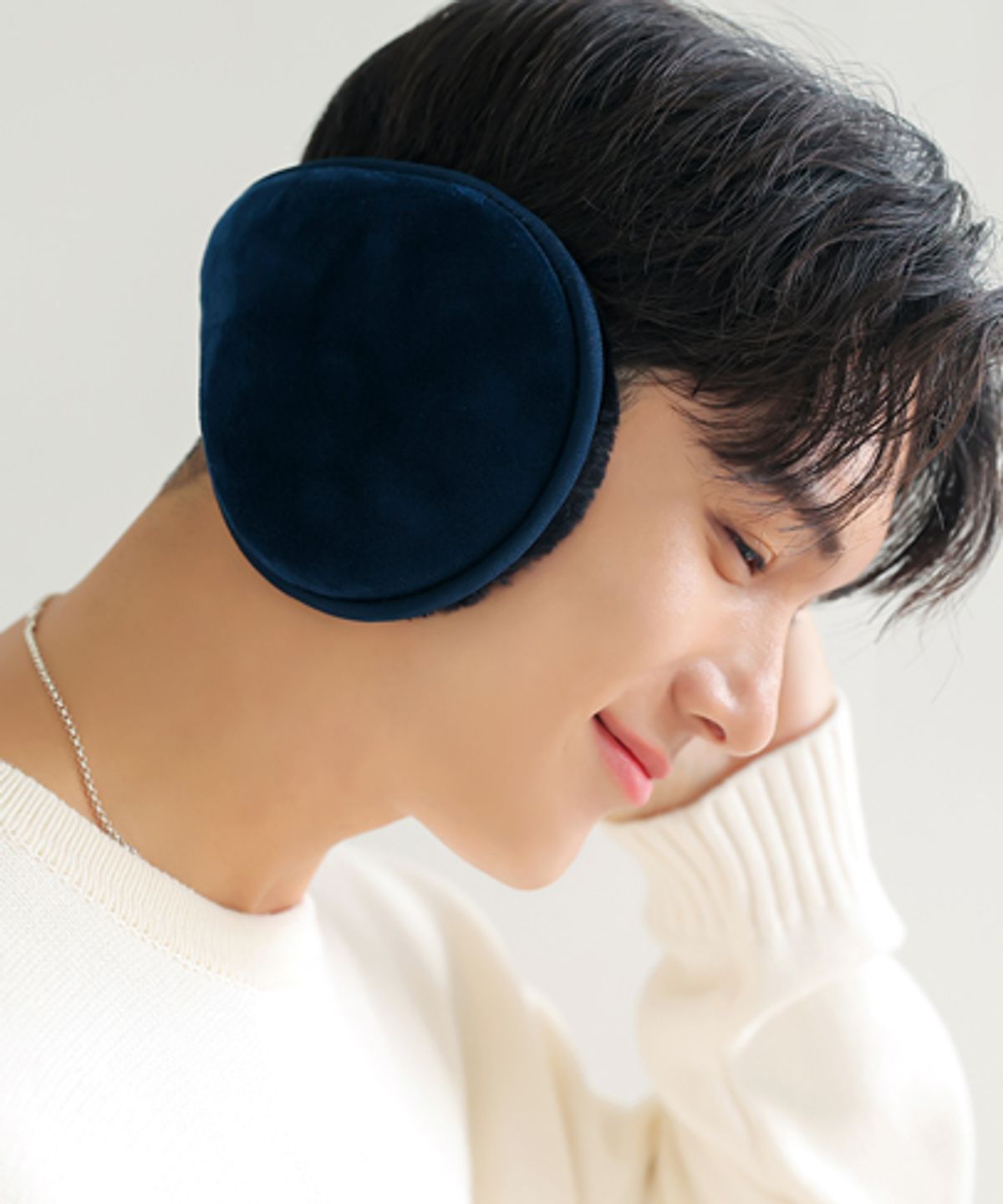 엑스웜(EX-WARM) 남여공용 베이직 귀마개 네이비