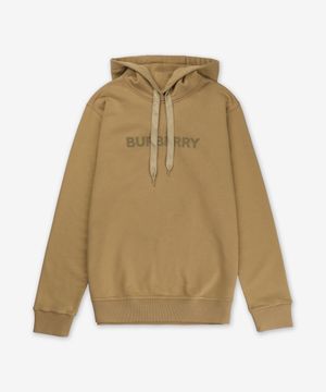 로고 프린트 후드 - 카멜 / 8096364