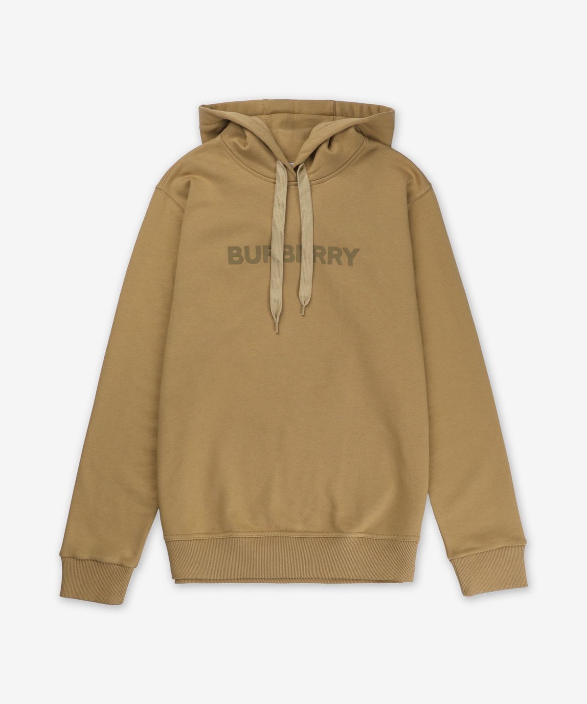 버버리(BURBERRY) 로고 프린트 후드 - 카멜 / 8096364
