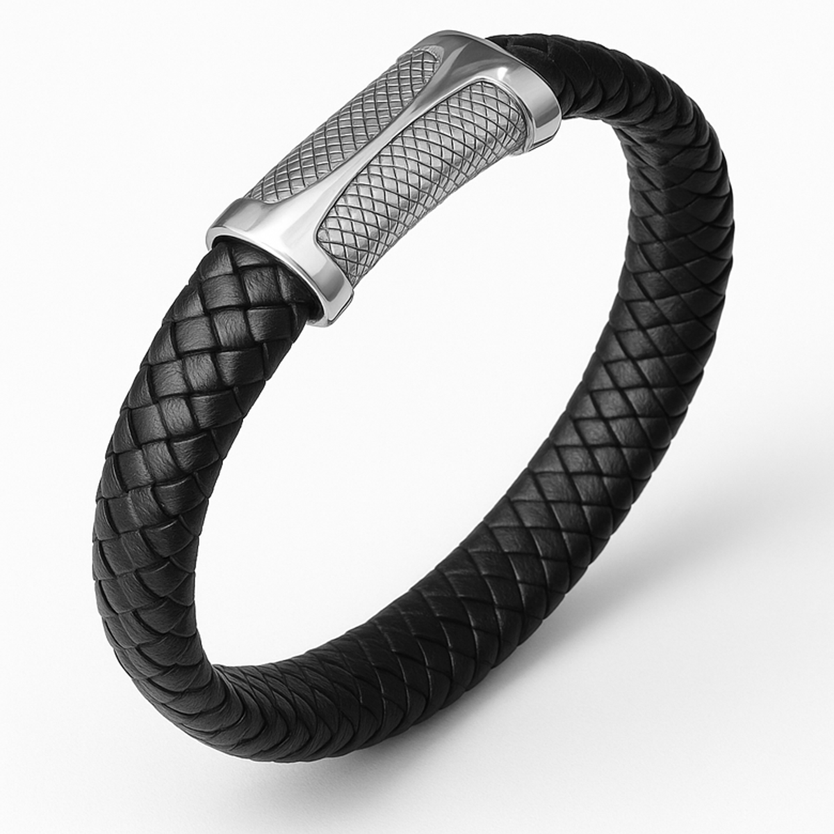 마크-4(MARK-4) BIG-CLASP LEAHTER BRACELET