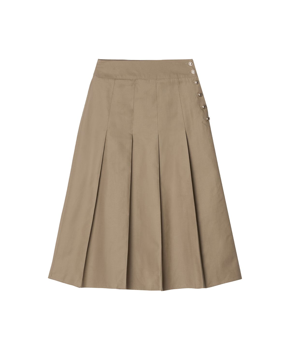 메이버유(MAYVERU) Noosa Pleats Cotton Skirt _ Beige