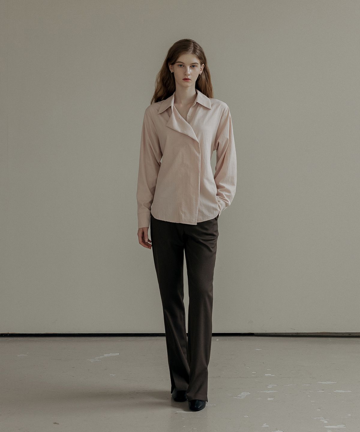 메이버유(MAYVERU) Deva Wool Slim Slacks _ Brown
