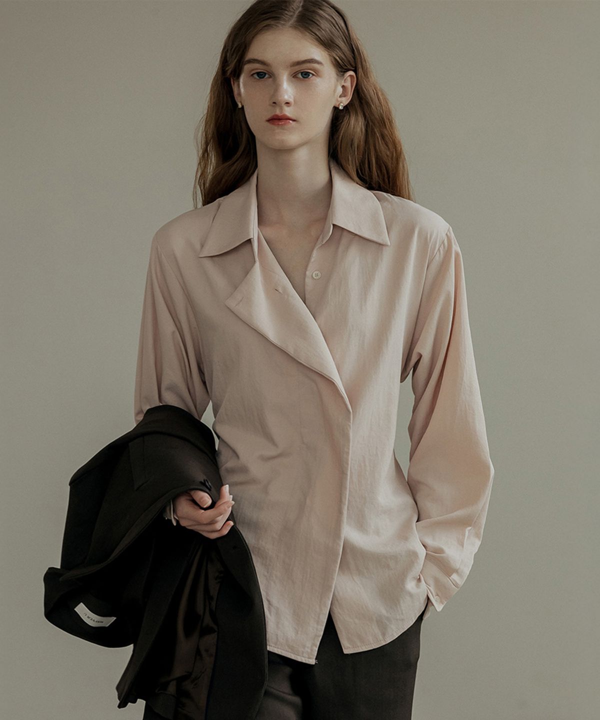 메이버유(MAYVERU) Dakota Belt Blouse _ Pink