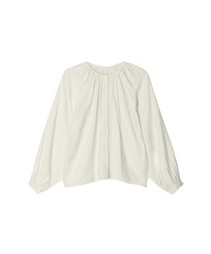 Laurina Shirring Blouse _ Ivory