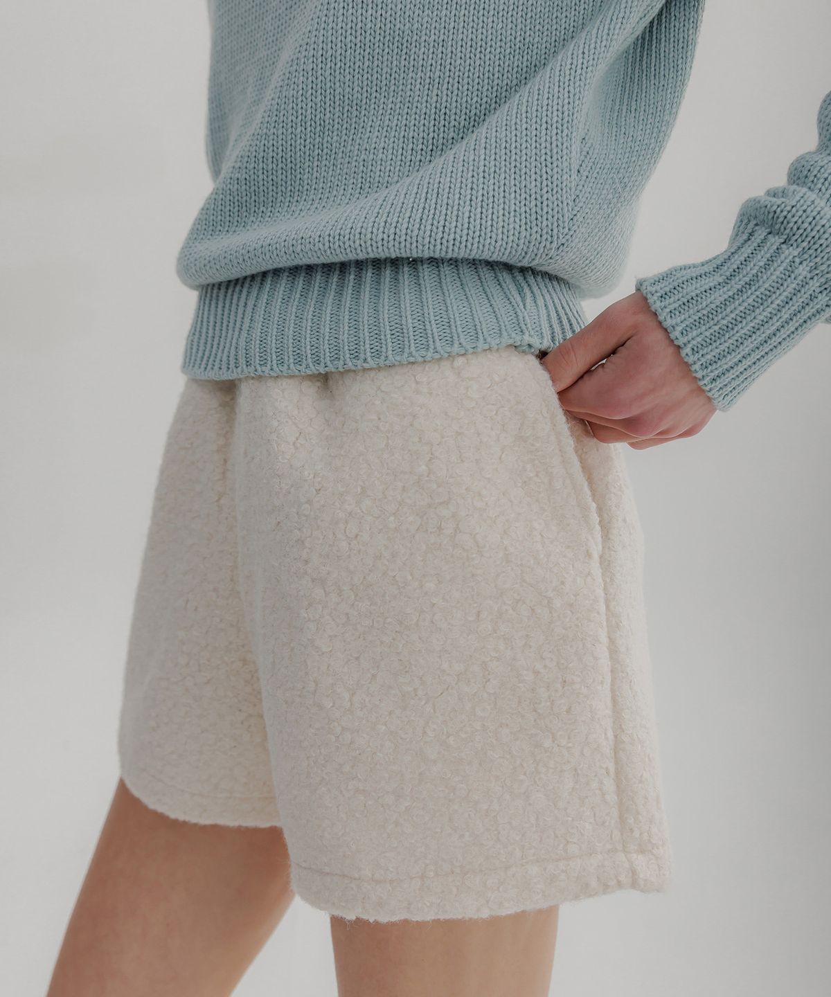 판도라핏(PANDORAFIT) Boucle Mini Shorts