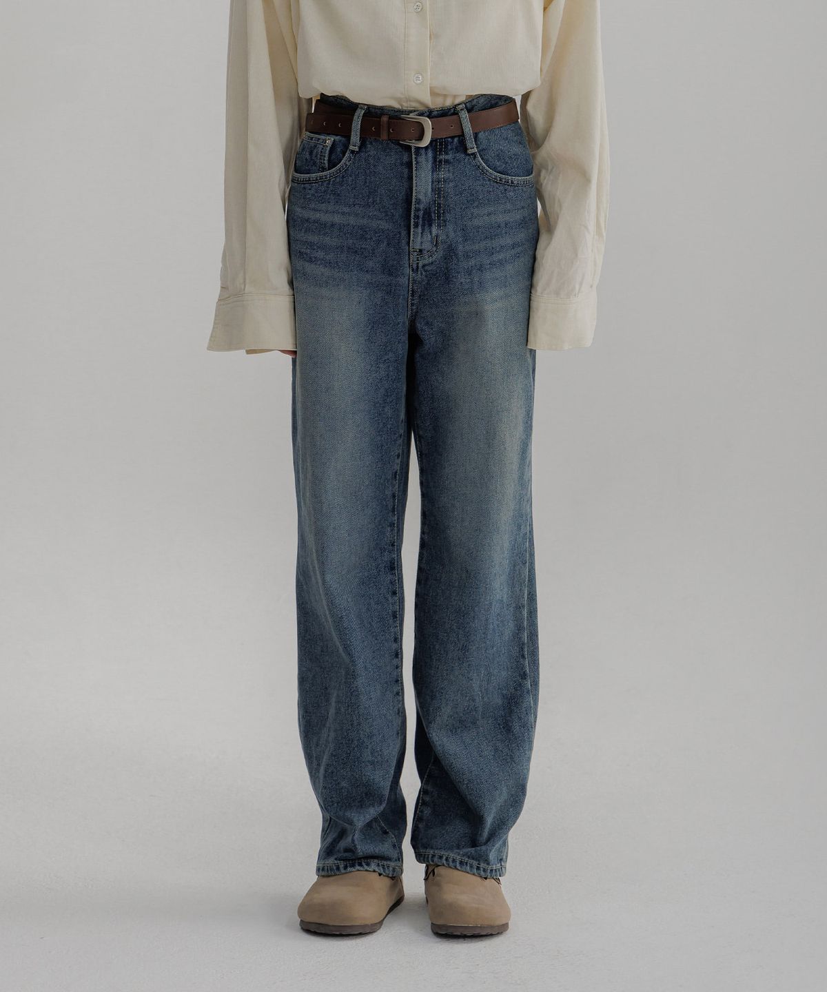 판도라핏(PANDORAFIT) Winter Washing Essential Jeans