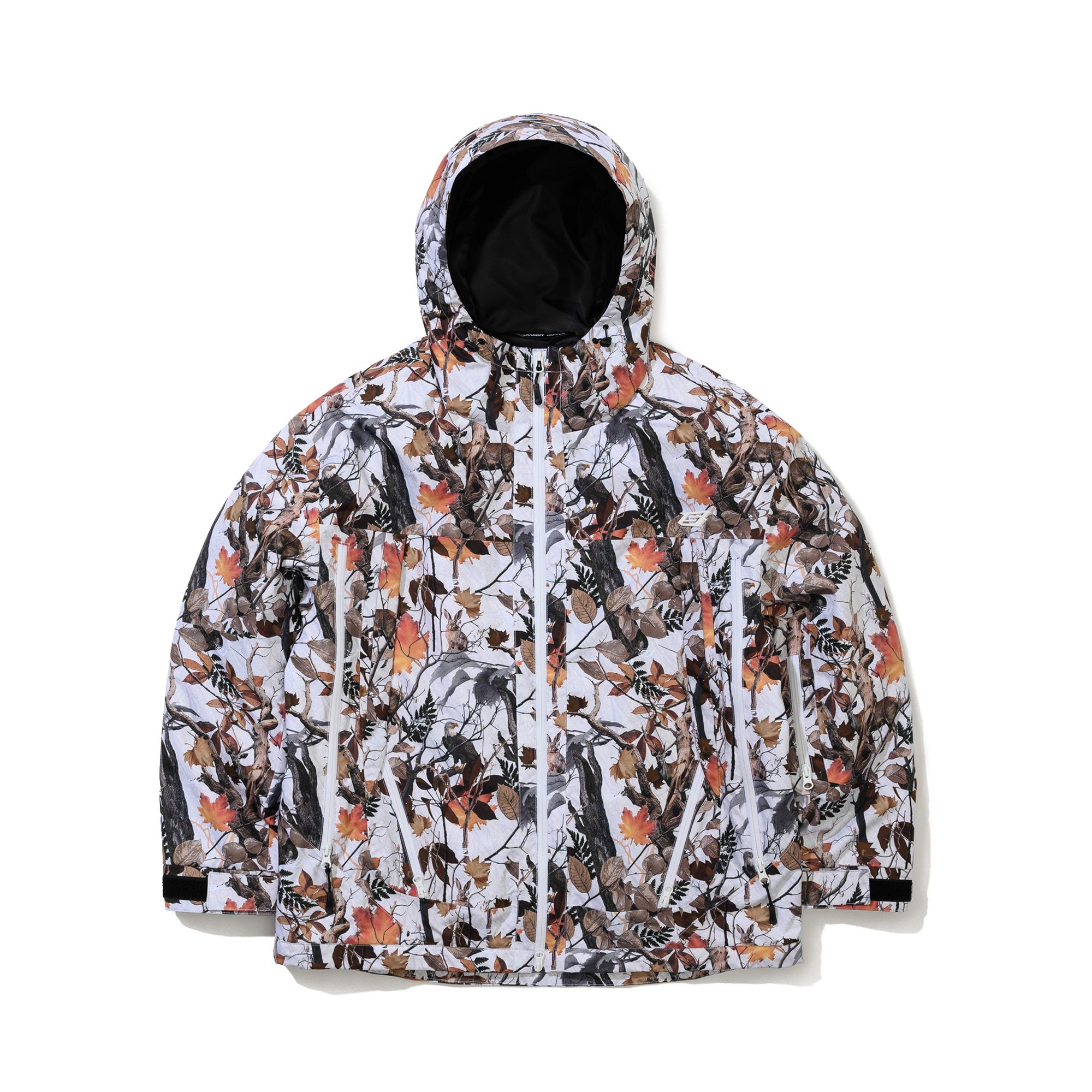MUSINSA公式 | BSRABBIT Special Hooded Simsiling Jacket Real Tree White