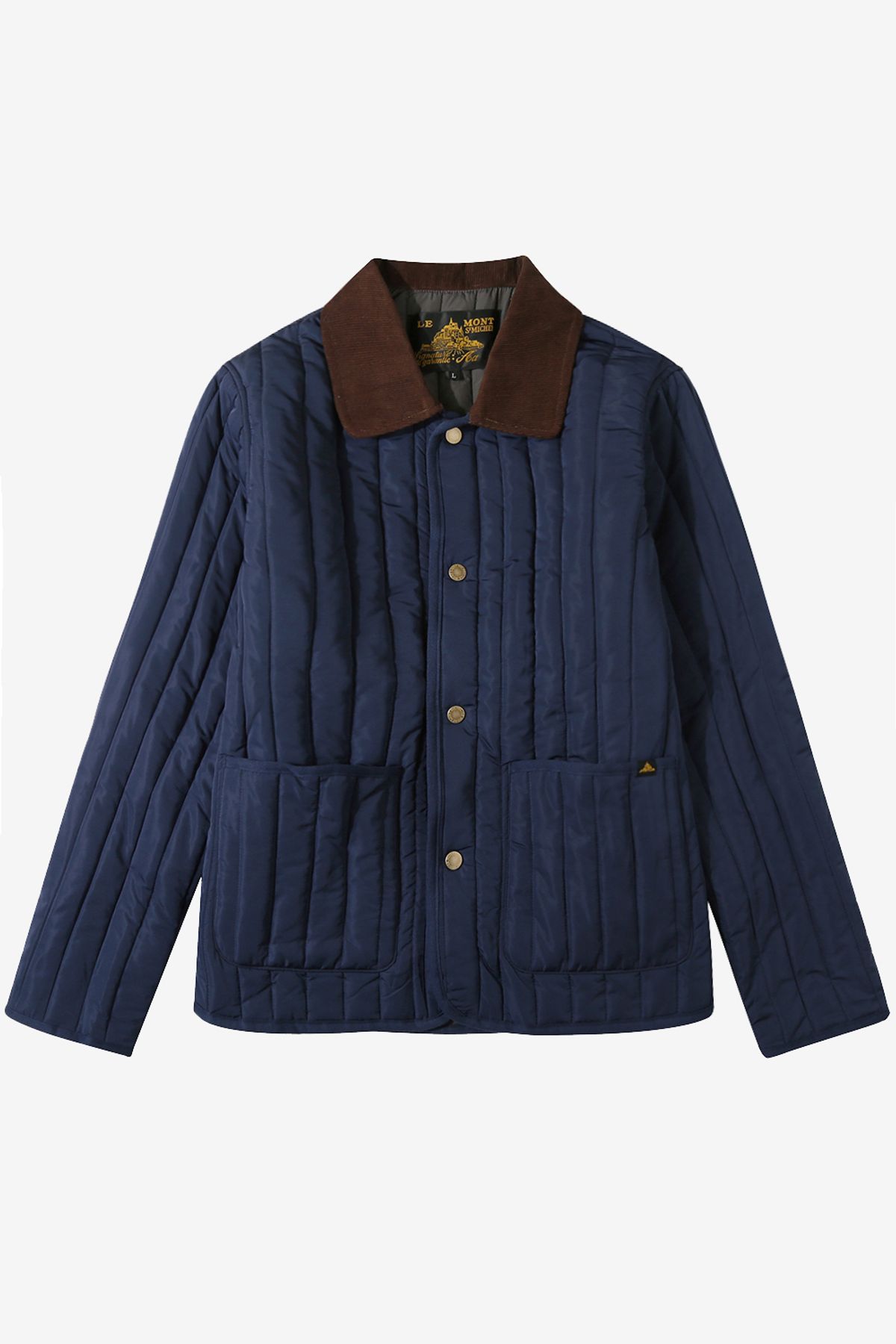 르몽생미셸(LE MONT ST MICHEL) MASSIO - PADDED CLASSIC JACKET_Navy