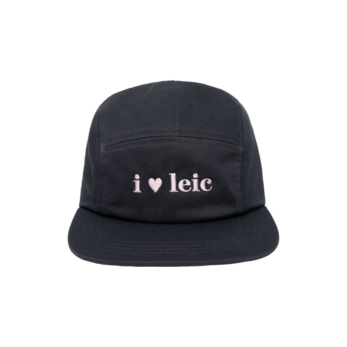 디어시스(Dearsis) I LOVE LEIC CAMP CAP (charcoal)