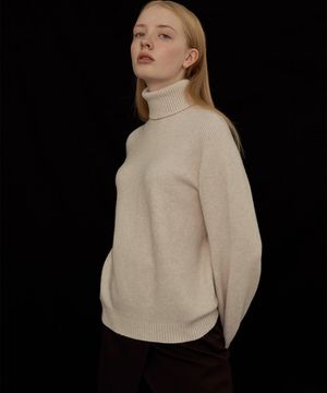 Waffle Turtleneck Knitwear (6colors)