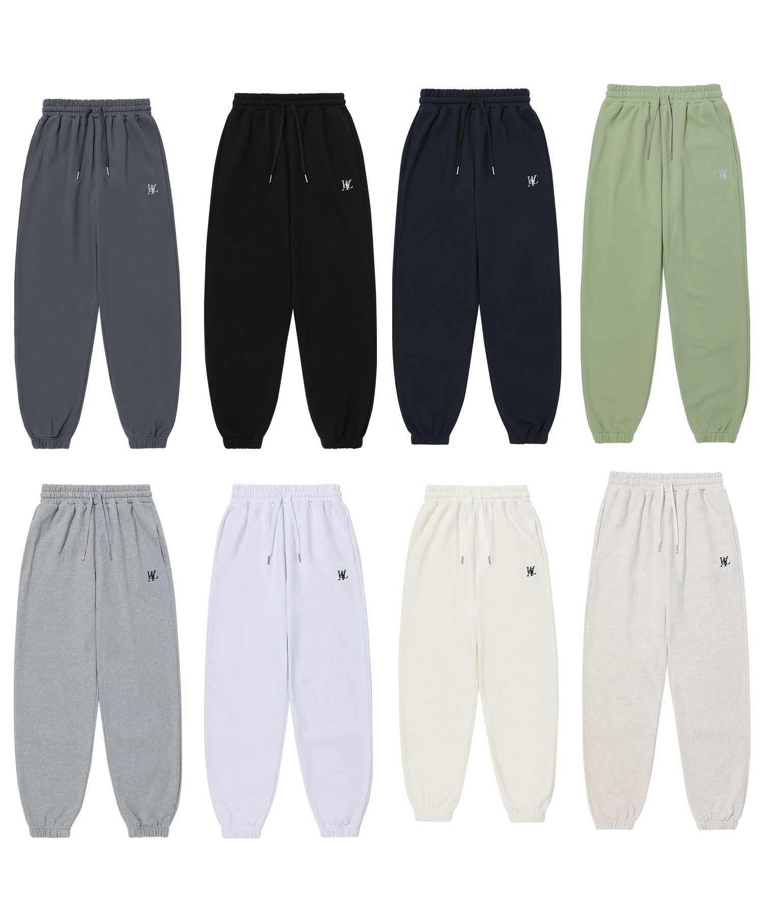 パンツ WOOALONG Signature standard jogger pants GREY pt_21ss_001gy WOOALONG スウェットパンツ ジャージ 「WOOALONG/ウアロン