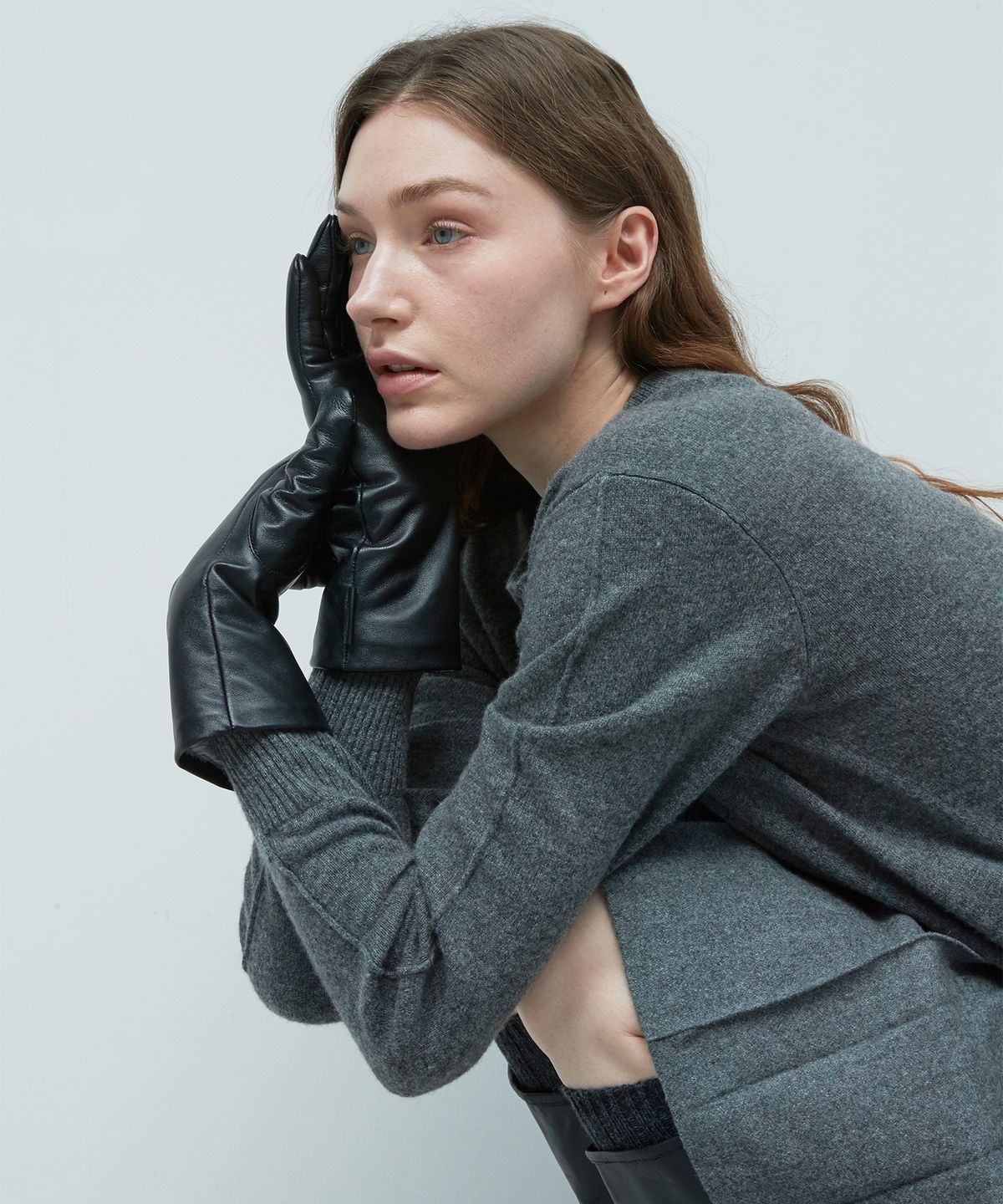 베르데마르(VERDEMAR) Italian nappa Lambskin Long leather glove
