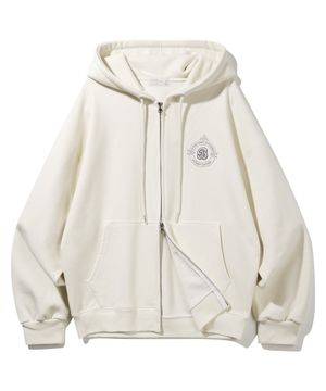 SIGNATURE B 후드 집업 BK76902_크림