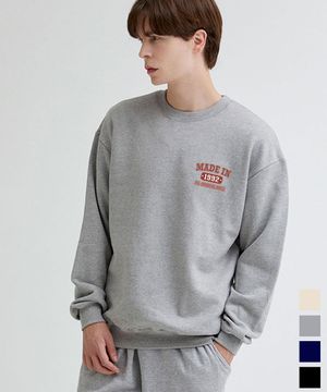 1992 프린팅 오버핏 맨투맨 4color