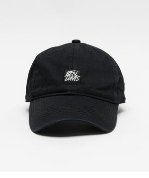 오리지널 워싱 캔버스 롱 브림 캡 블랙