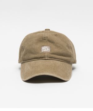 오리지널 워싱 캔버스 롱 브림 캡 베이지