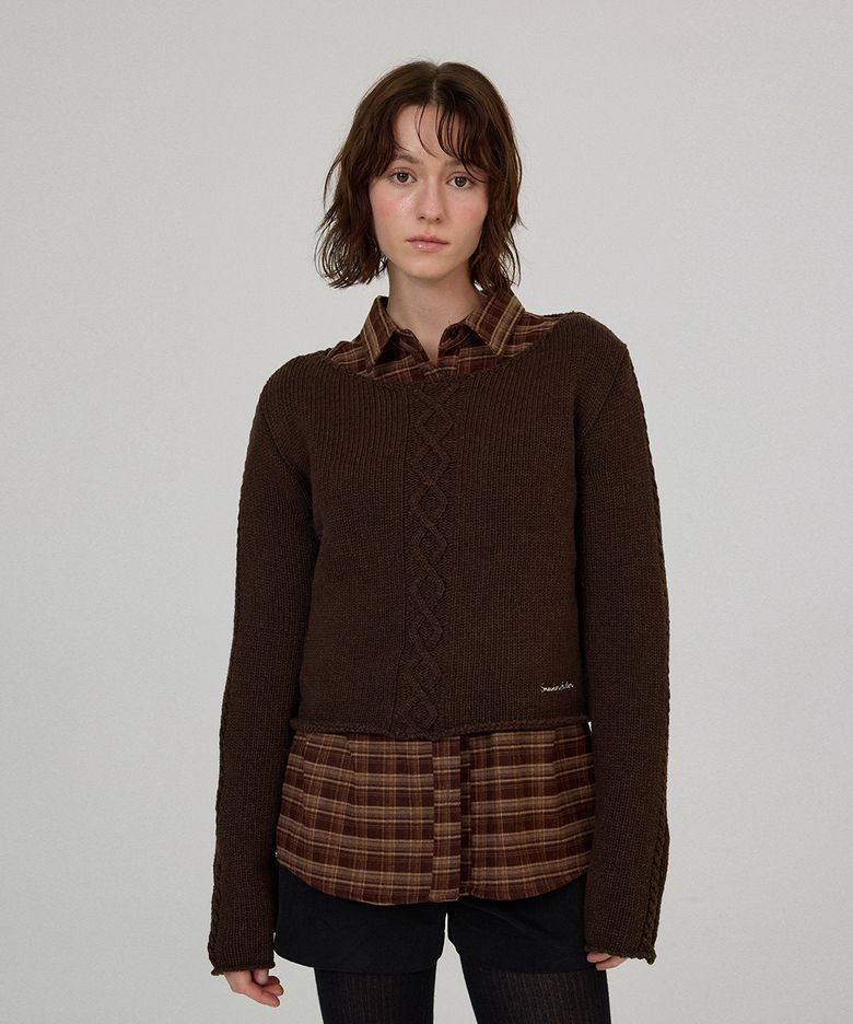 Poy Wool Knit - Brown
