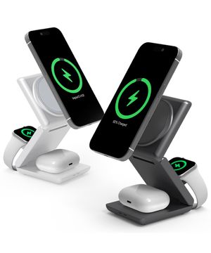 3in1 맥세이프 M폴드 접이식 고속 무선충전기 애플워치 에어팟 스탠드