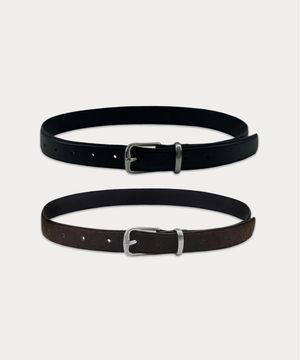 Vintage Leather Belt - 2Color