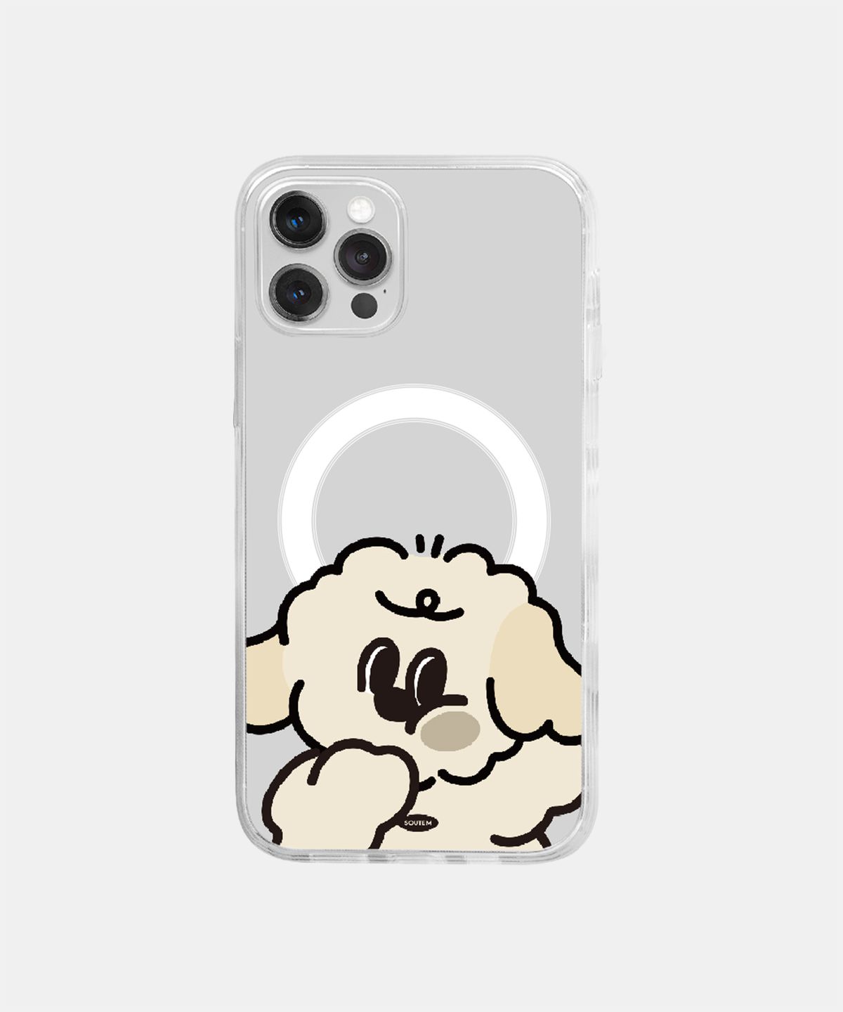 소유템(SOUTEM) [Magsafe] Zziboo Mori Nuri Phone Case_Clear