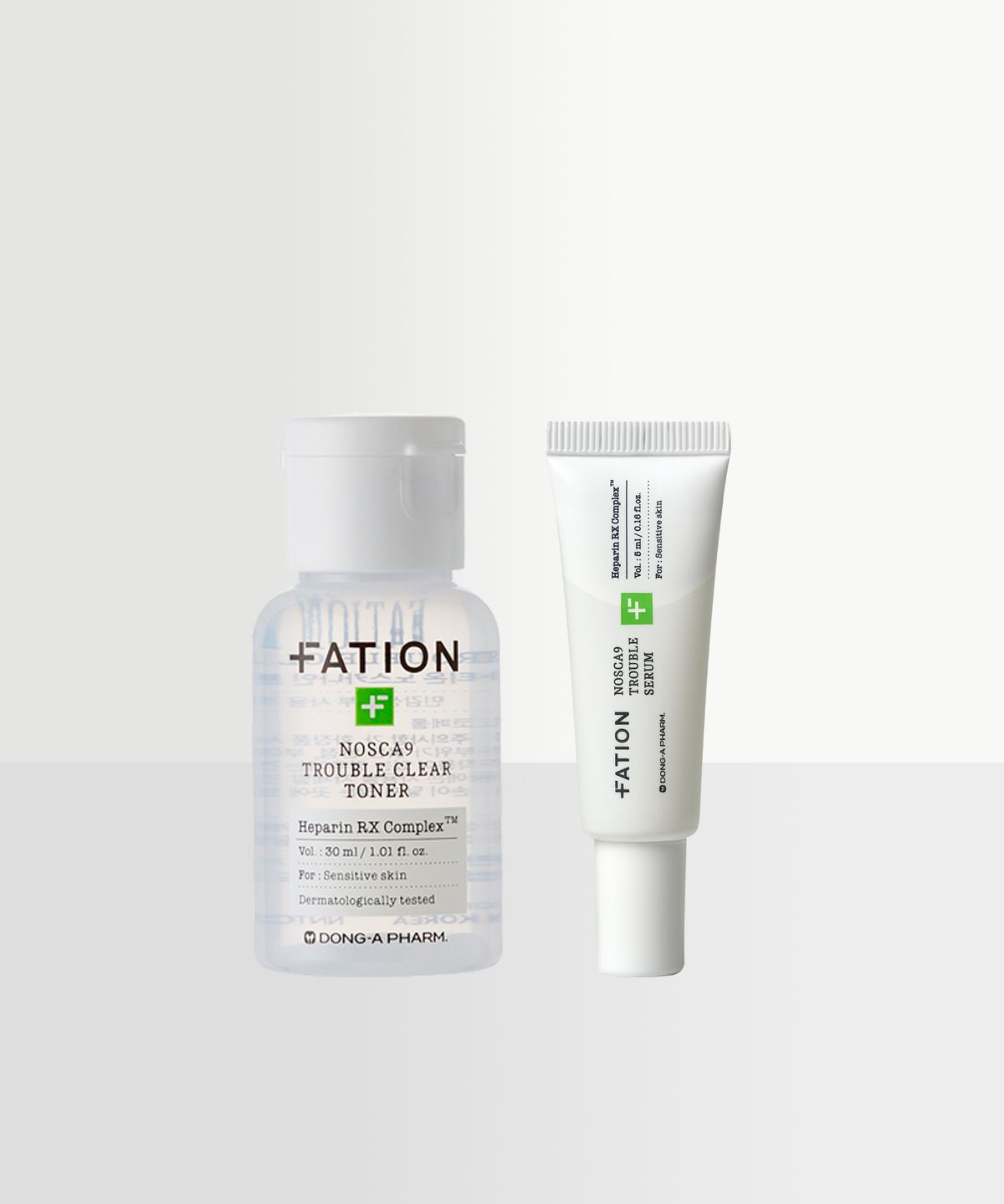 파티온(FATION) 노스카나인 트러블 토너 30ml+세럼 5ml