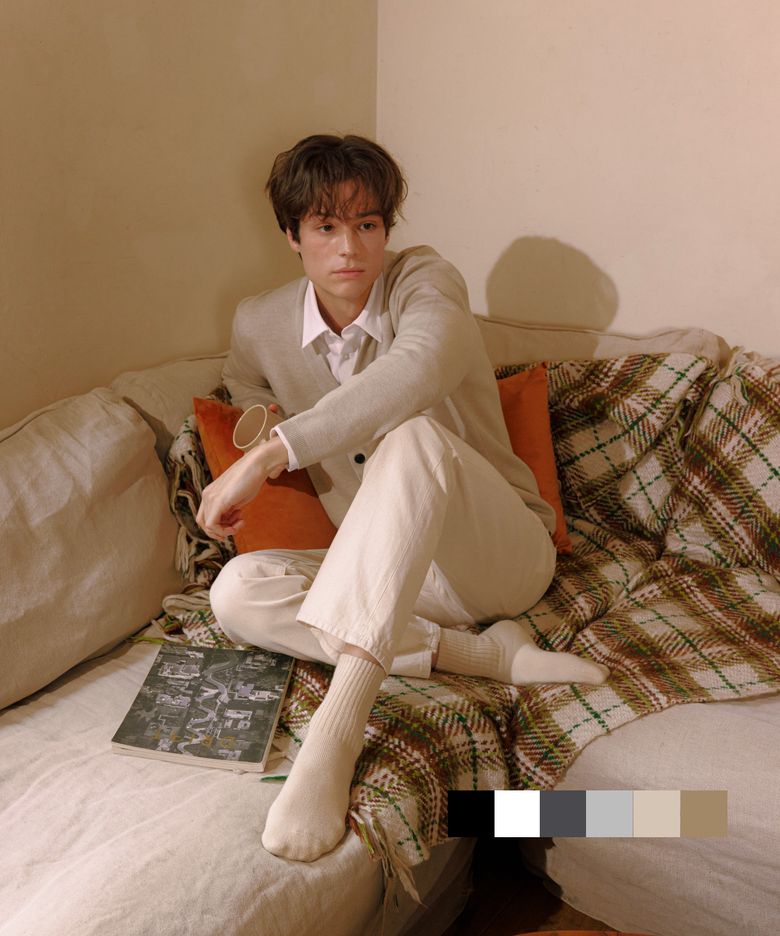 웜 기모 데일리 크루 삭스
