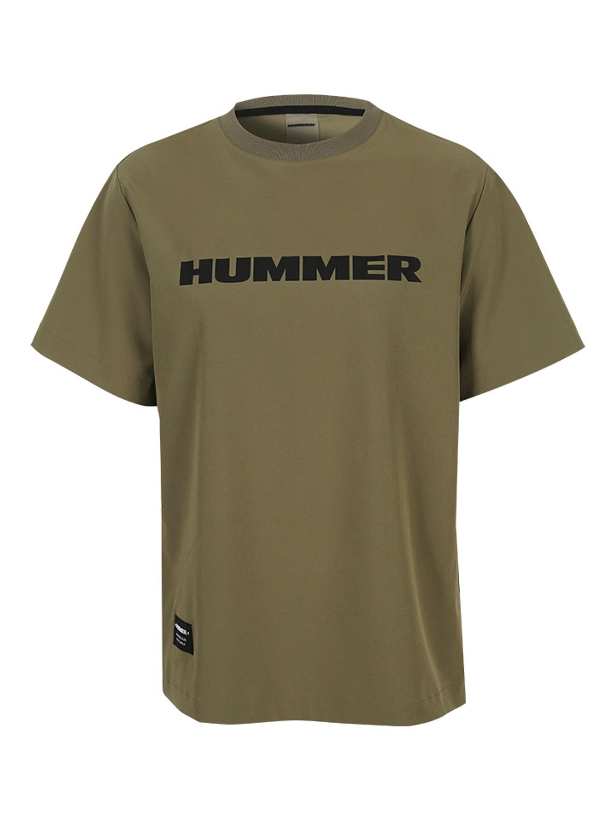 험머(HUMMER) 우먼 H4 라이크라 써머 반팔 티셔츠 카키