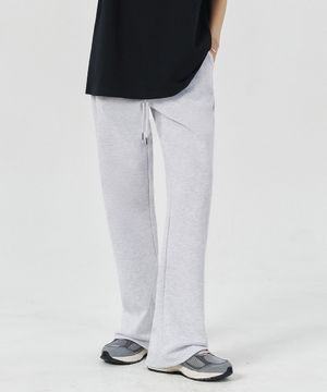 플레어 스웻 팬츠 [화이트멜란지]