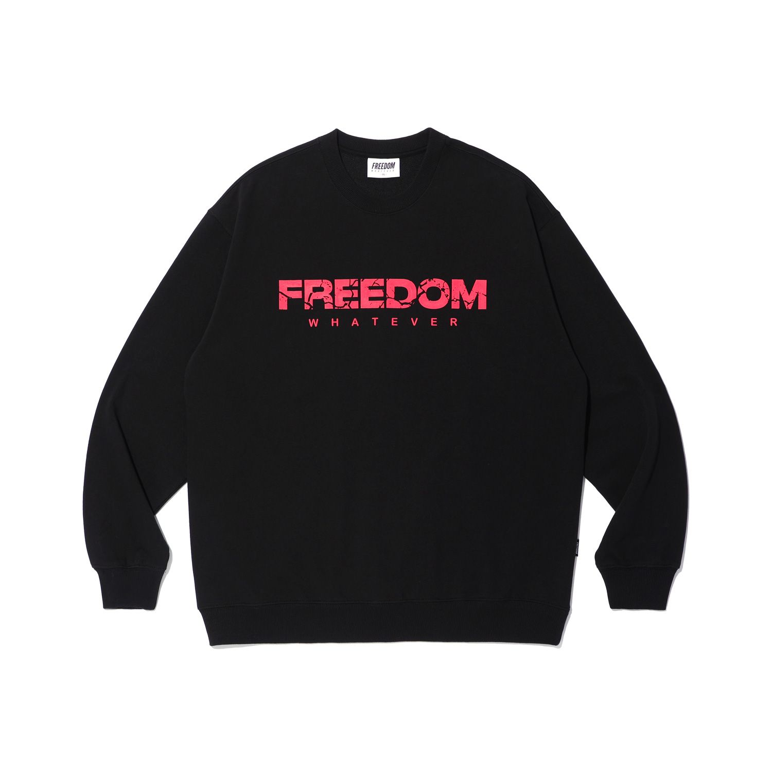 ☆FREEDOM☆ Fisher Logo Sweatshirt Melange FD24FMSS0170ME MUSINSA | FREEDOM Fisher Logo Sweatshirt (Melange)