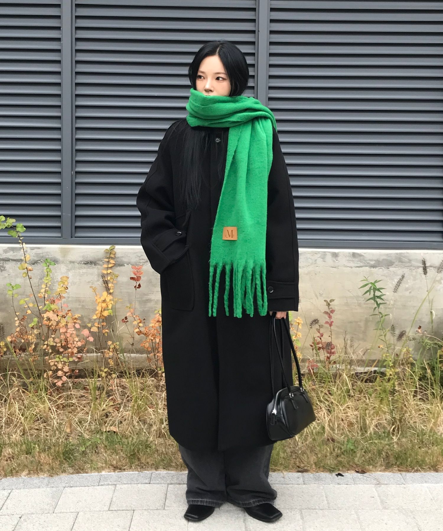 【MUCENT】 PRESSO LEAHTER WAPEN BALMACAAN COAT /追跡付 MUSINSA公式 | MUCENT Presso Leather Wappen Balmacaan Lining